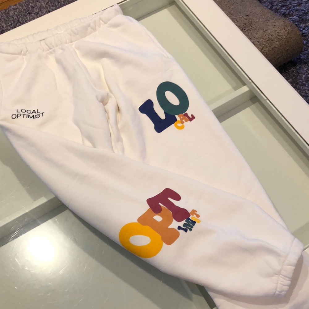 Madhappy off white sweatpants.